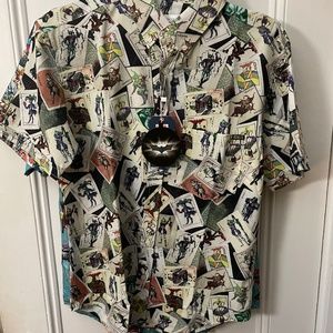 NWT RSVLTs Dark Knight / Batman / Joker button-up / button-down